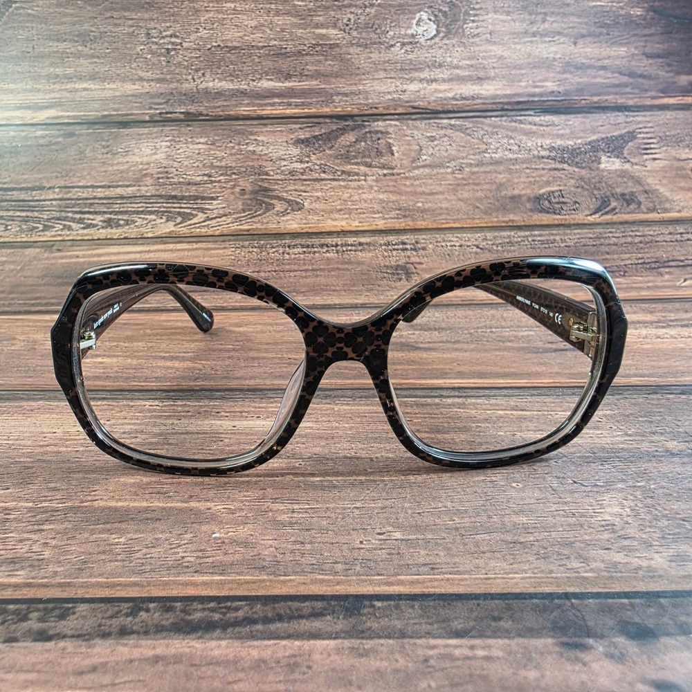 Kate Spade Amberlynn/S Y1JHA Oversized Square Tortoise Spade Frames 57-18-140